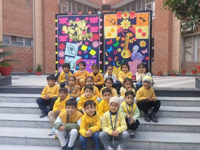 Basant Panchami Celebrations in Kindergarten