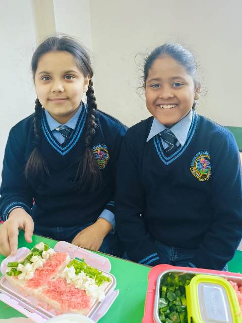 Tricolour Sandwich Making Activity | Grade 3